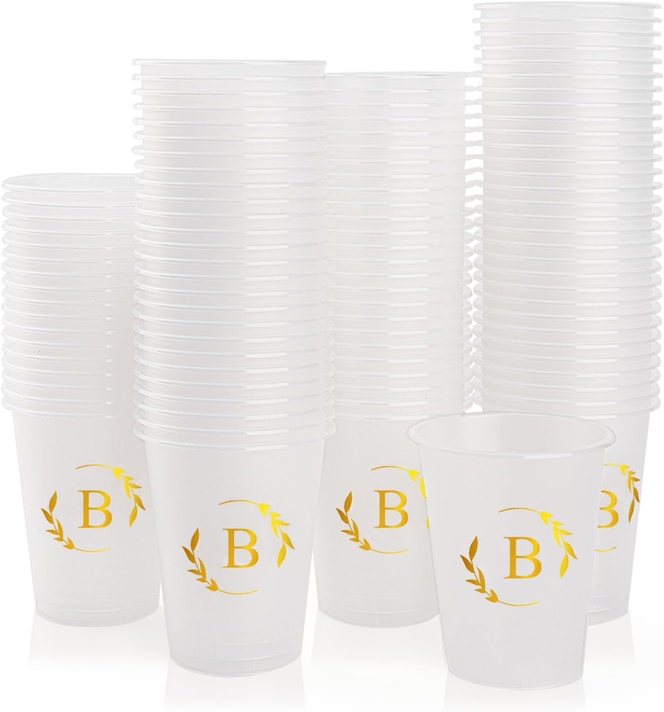 Großhandel personalisierte 12 oz Plastikbecher mit Monogramm für Hochzeiten, Baby Shower und Geburtstagsfeiern - OEM, individuell gestaltet, Hersteller für individuelle Anfertigungen (B)