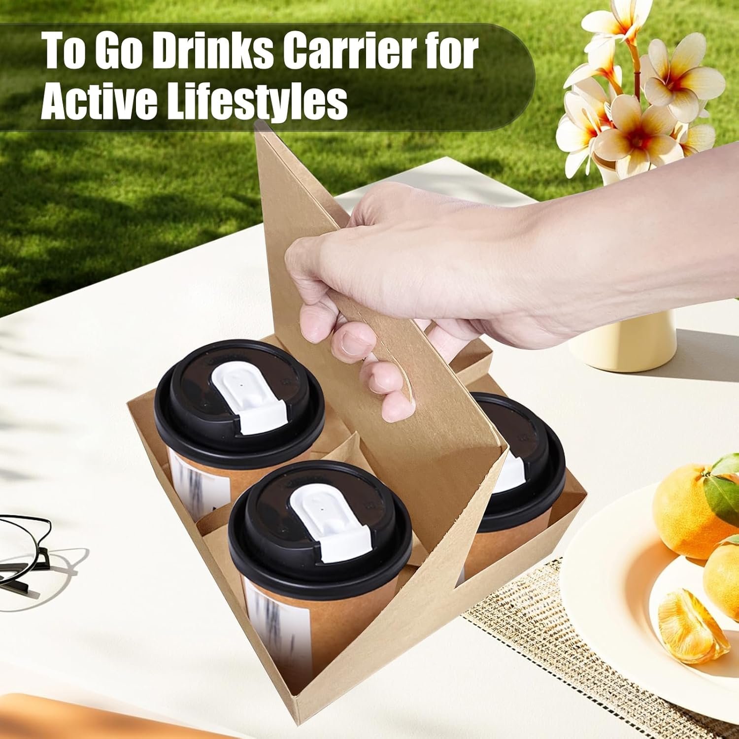 Großhandel 50 Pcs Coffee Drink Carrier mit Handle (4 Tassen), einsetzbarer Getränkehalter mit Handle, OEM bequeme Einwegbecherhalter für Getränke, ideal für alle Ihre Getränke- und Lebensmittellieferungen. Großhandel 50 Pcs Coffee Drink Carrier mit Handle (4 Tassen), einsetzbarer Getränkehalter mit Handle, OEM bequeme Einwegbecherhalter für Getränke, ideal für alle Ihre Getränke- und Lebensmittellieferungen.