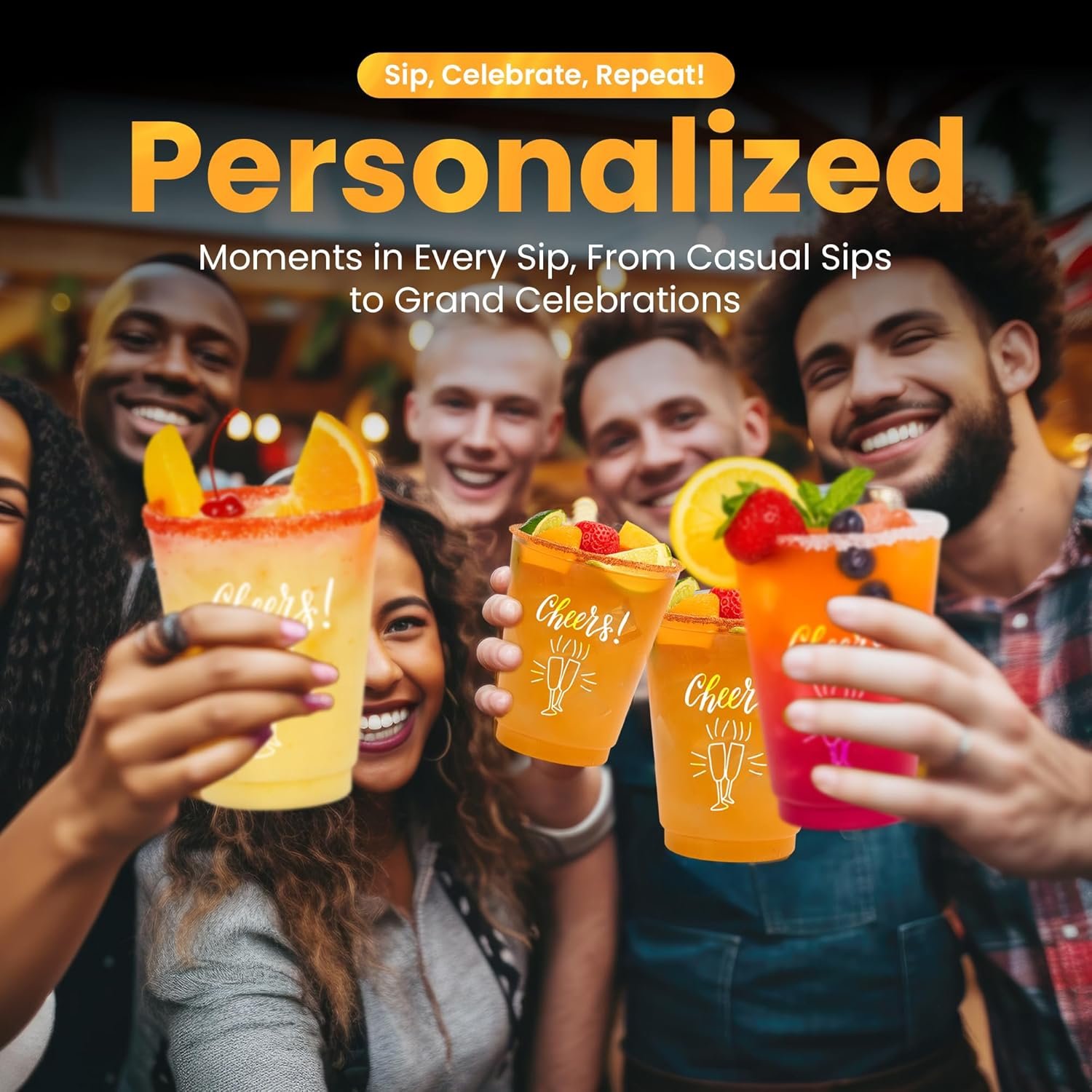 Großhandel 12oz einsetzbare Plastiktassen – Individuelles Logo für Partys, Hochzeiten, Veranstaltungen & Unternehmen – Hersteller von bedrucktem Mehrweggeschirr in Großmenge (25)