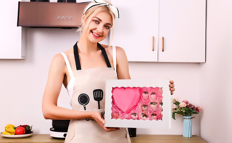 Großhandel 30-Pack Auto-Popup Backwarenboxen mit Fenster, 12