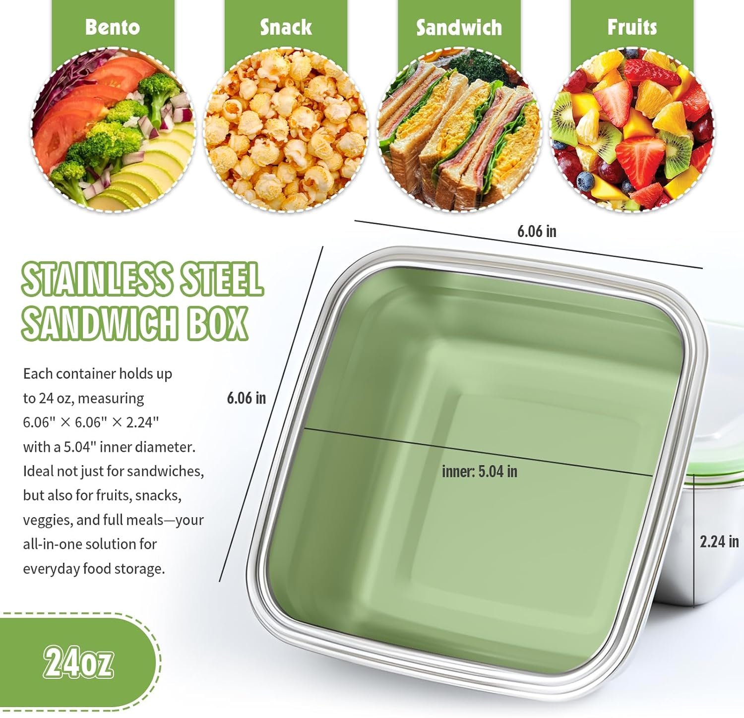 Großhandel 3er-Pack Sandwichbehälter, 24oz Edelstahl-Sandwichbox mit luftdichten Deckeln, wiederverwendbare Metall-Lunchboxen, BPA-frei, geschirrspülerfest – Lebensmittelaufbewahrungsbehälter für Familien, Hersteller und individuelles Logo Großhandel 3er-Pack Sandwichbehälter, 24oz Edelstahl-Sandwichbox mit luftdichten Deckeln, wiederverwendbare Metall-Lunchboxen, BPA-frei, geschirrspülerfest – Lebensmittelaufbewahrungsbehälter für Familien, Hersteller und individuelles Logo
