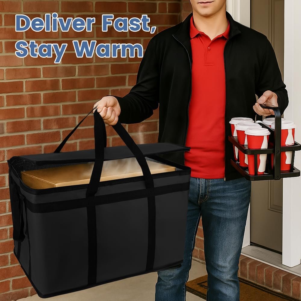 Großhandel XXX-Large Kühl- und Isoliertaschen für die Lebensmittellieferung, flexibler Drink-Träger mit hartem Boden, Kunden mit individuellem Logo bedienen, Hersteller für Thermo-Gefrierträger, Bulk-Optionen für Gastronomie und Catering.