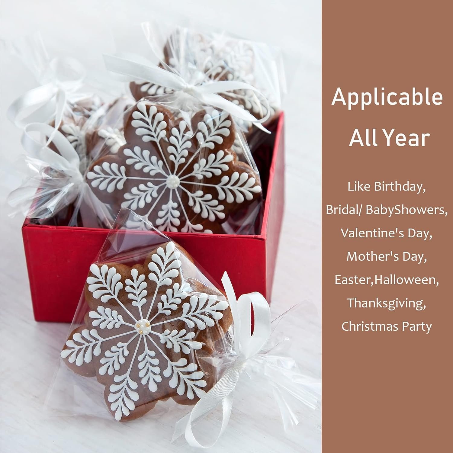 Großhandel Cellophane Beutel 4x6 Zoll mit Twist-Links, 100 Stück, individueller Logo Druck vom Hersteller, OEM verfügbar