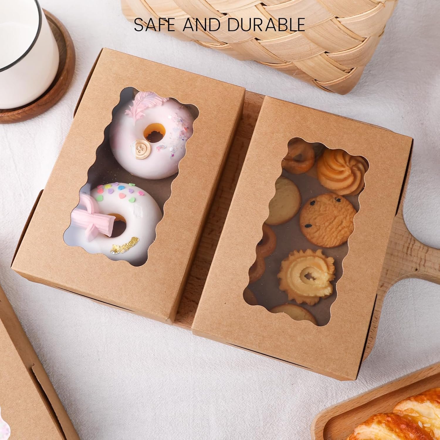 Großhandel 20 Stück Brown Bakery Boxen 7