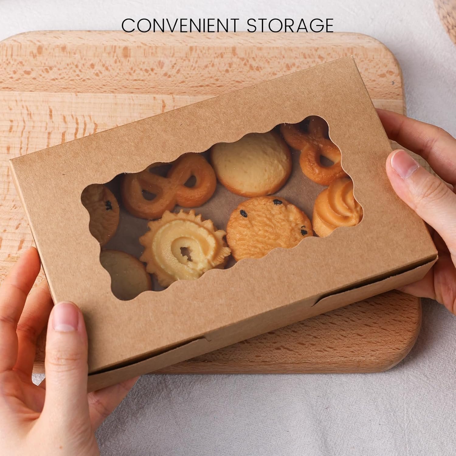 Großhandel 20 Stück Brown Bakery Boxen 7