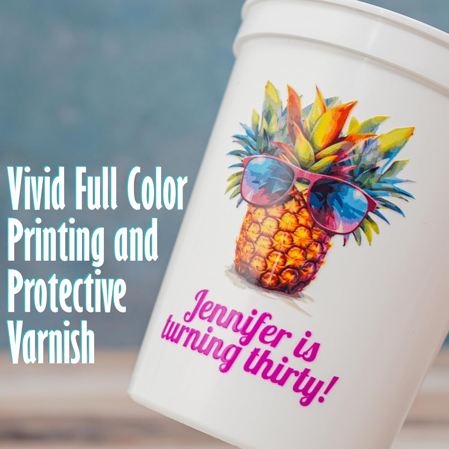 Individuelles Logo für individuelle 16 oz Plastikbecher – Großhandel für personalisierte Becher mit Foto und Text – Hersteller für Auswahl von Becherfarbe, Textfarbe und Menge – Partysouvenir für Geburtstagsfeiern und Veranstaltungen (Circle Backdrop) Individuelles Logo für individuelle 16 oz Plastikbecher – Großhandel für personalisierte Becher mit Foto und Text – Hersteller für Auswahl von Becherfarbe, Textfarbe und Menge – Partysouvenir für Geburtstagsfeiern und Veranstaltungen (Circle Backdrop)