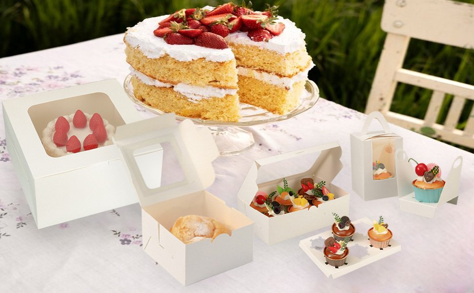 Großhandel 30 Pcs Cake Box 10 Zoll mit Fenster klare Backwaren Dessert Box quadratisch Weiß große disposable Pie Boxen Verpackung für Backwaren OEM eigene Marke Bulk Verpackung Großhandel 30 Pcs Cake Box 10 Zoll mit Fenster klare Backwaren Dessert Box quadratisch Weiß große disposable Pie Boxen Verpackung für Backwaren OEM eigene Marke Bulk Verpackung