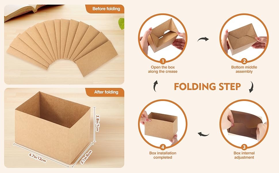 Großhandel 30 Stück Kraftpapier Sandwich Boxen, Mini Burger Boxen für Toast, Donuts und Burger, Individuelles Logo, Hersteller, Bulk Großhandel 30 Stück Kraftpapier Sandwich Boxen, Mini Burger Boxen für Toast, Donuts und Burger, Individuelles Logo, Hersteller, Bulk