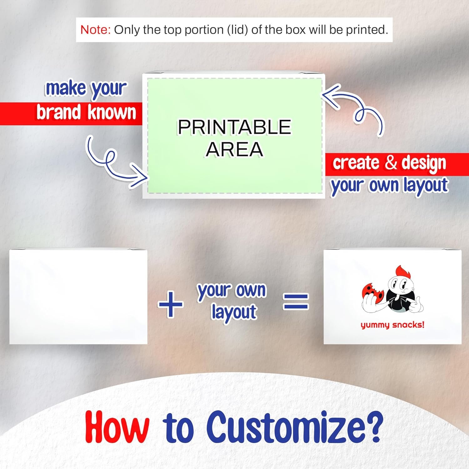 Großhandel individuelle Logo Bedruckte weiße Kuchenboxen 18