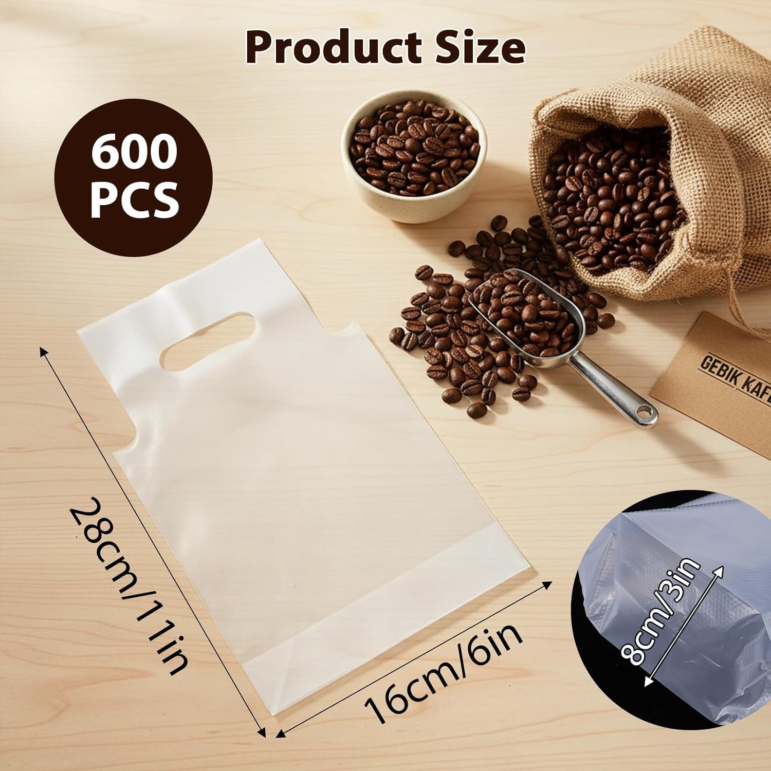 Großhandel 600 Stück klare Plastiktüten für Getränke mit Griff 11x6 Zoll Trägerbeutel für Einzelbecher für Kaffee, Tee, Saft, Lieferung, OEM Anbieter Großhandel 600 Stück klare Plastiktüten für Getränke mit Griff 11x6 Zoll Trägerbeutel für Einzelbecher für Kaffee, Tee, Saft, Lieferung, OEM Anbieter