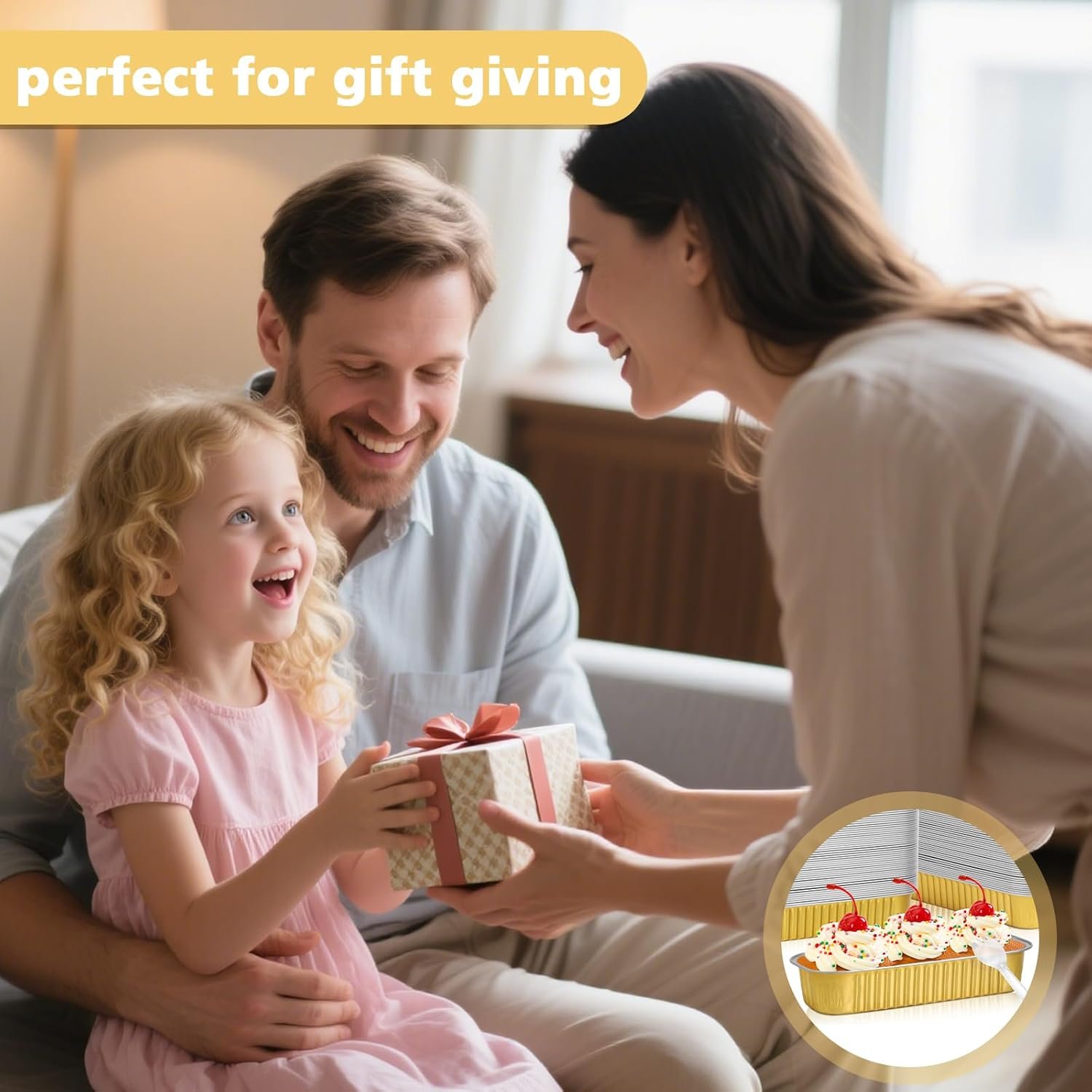 Großhandel 100 Stück Mini Kastenformen aus Aluminium mit Deckeln und Löffeln, rechteckige Einweg-Bakformen für Backen, Feiern, Picknicks und Geschenke, individuell bedruckt, vom Hersteller in Bulk erhältlich.