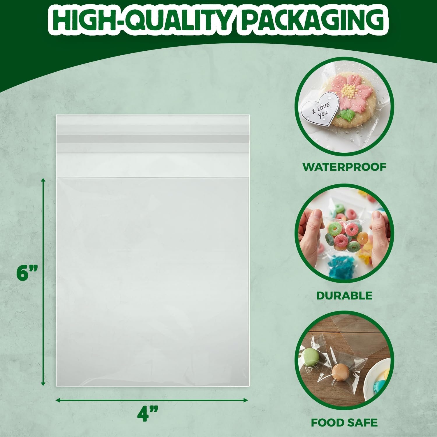 Großhandel durchsichtige Cellophanbeutel - 4