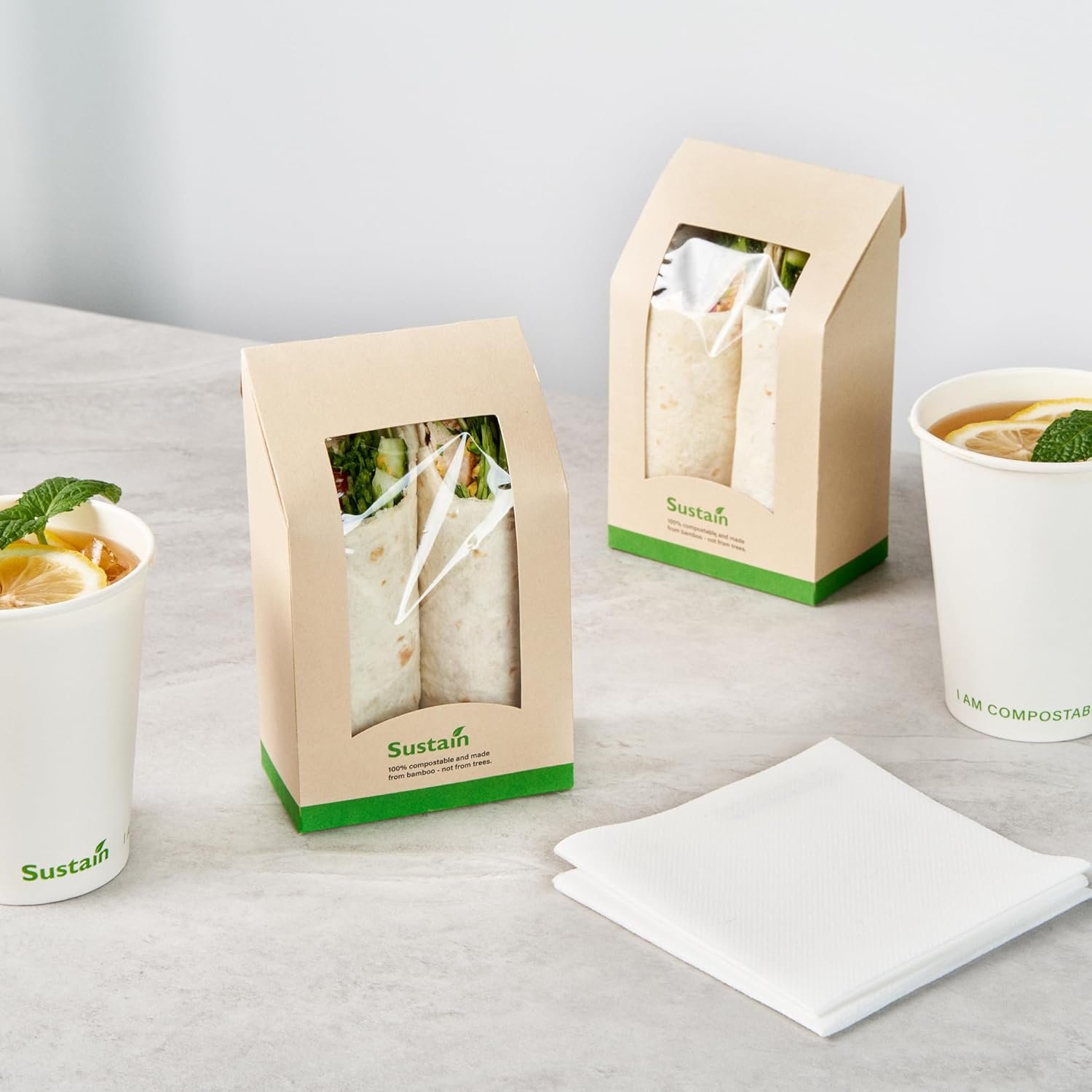 Großhandel Papier-Sandwichbox mit klarem Fenster, 50 Stück 5,9 x 3,7 x 2,1 Zoll, leak-proof, ideal für Cafés und Für-Schnell-Käufe, individuelle Logos erhältlich, direkt vom Hersteller. Großhandel Papier-Sandwichbox mit klarem Fenster, 50 Stück 5,9 x 3,7 x 2,1 Zoll, leak-proof, ideal für Cafés und Für-Schnell-Käufe, individuelle Logos erhältlich, direkt vom Hersteller.