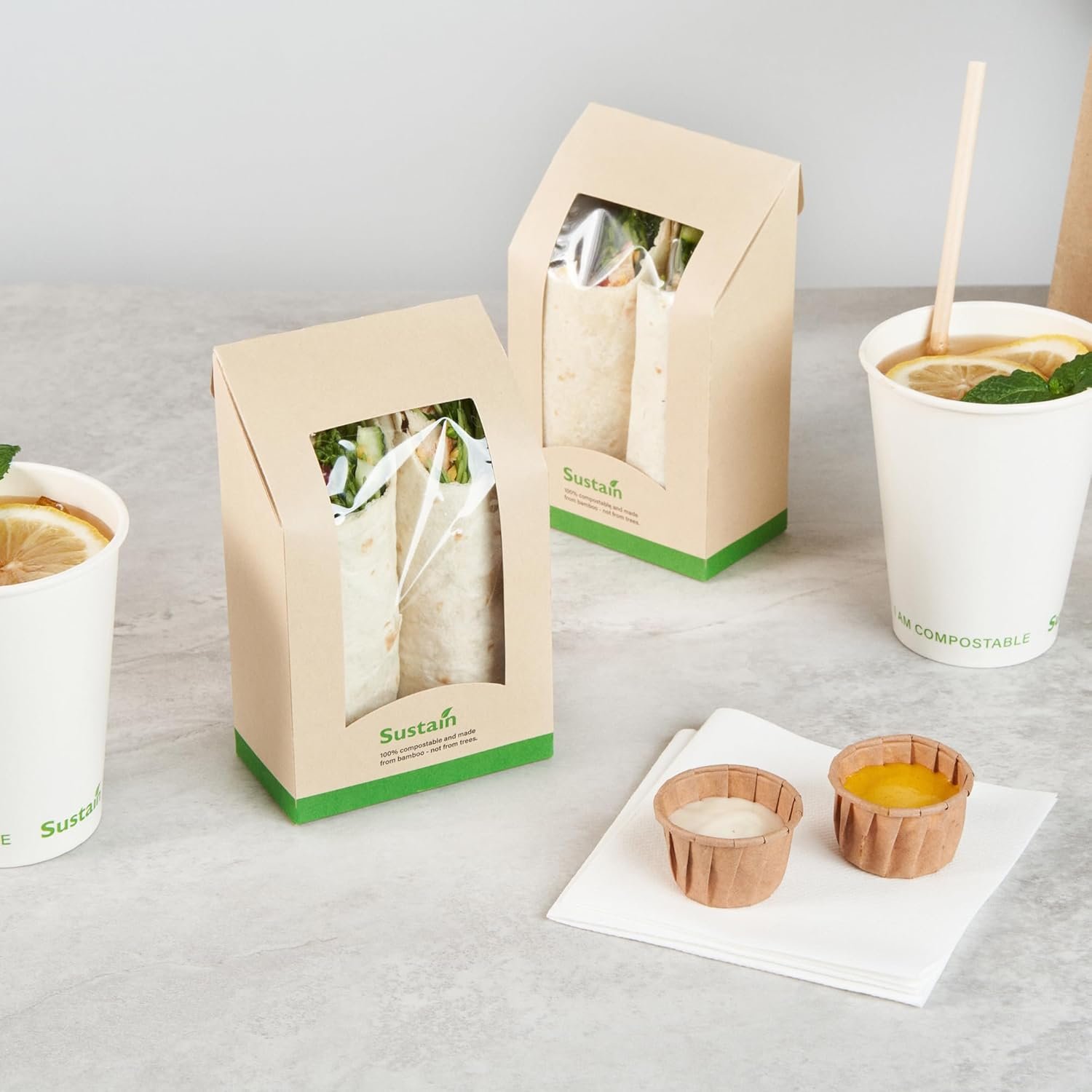 Großhandel Papier-Sandwichbox mit klarem Fenster, 50 Stück 5,9 x 3,7 x 2,1 Zoll, leak-proof, ideal für Cafés und Für-Schnell-Käufe, individuelle Logos erhältlich, direkt vom Hersteller. Großhandel Papier-Sandwichbox mit klarem Fenster, 50 Stück 5,9 x 3,7 x 2,1 Zoll, leak-proof, ideal für Cafés und Für-Schnell-Käufe, individuelle Logos erhältlich, direkt vom Hersteller.