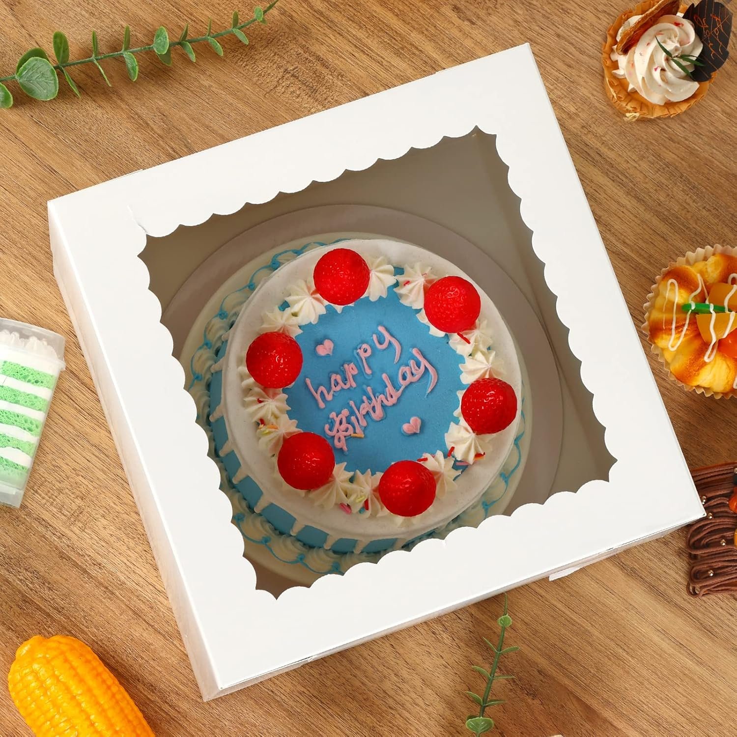 Großhandel 15 Sets Kuchenboxen 10x10x8 Zoll hohe Bäckereiboxen mit Kuchenplatten, weiße quadratische Träger mit Fenster, individuell bedruckbar für Valentinstag, Muttertag, OEM Hersteller für Großmenge. Großhandel 15 Sets Kuchenboxen 10x10x8 Zoll hohe Bäckereiboxen mit Kuchenplatten, weiße quadratische Träger mit Fenster, individuell bedruckbar für Valentinstag, Muttertag, OEM Hersteller für Großmenge.