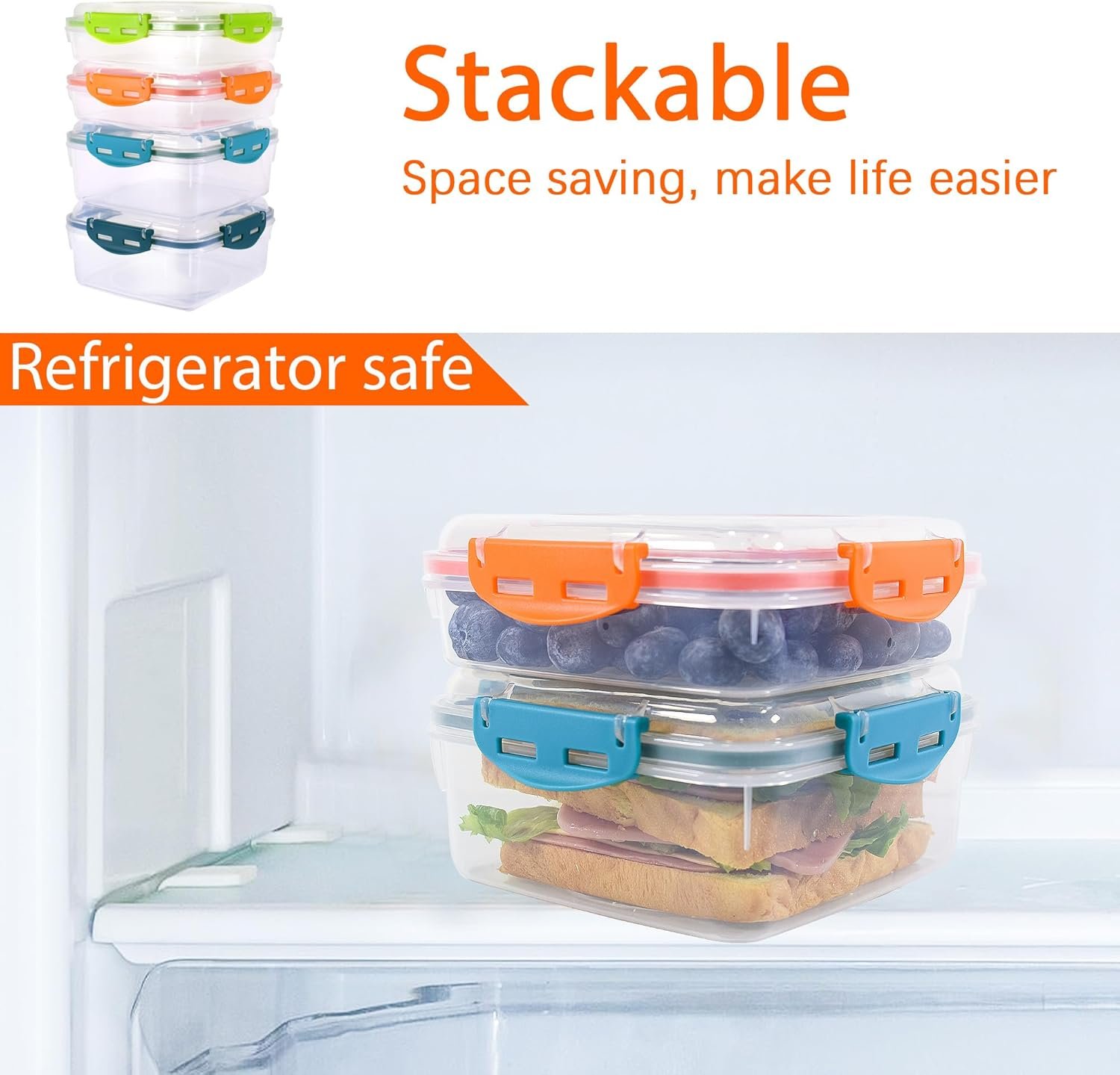 Großhandel Sandwich Behälter 4 Stück - Wiederverwendbare luftdichte & BPA-freie Küchenaufbewahrungsboxen - Mikrowellen- und spülmaschinenfest, 2 erhöhte Lunchboxen und 2 Normgrößen, individuell bedruckbar, Hersteller für Ihre Eigenmarke. Großhandel Sandwich Behälter 4 Stück - Wiederverwendbare luftdichte & BPA-freie Küchenaufbewahrungsboxen - Mikrowellen- und spülmaschinenfest, 2 erhöhte Lunchboxen und 2 Normgrößen, individuell bedruckbar, Hersteller für Ihre Eigenmarke.