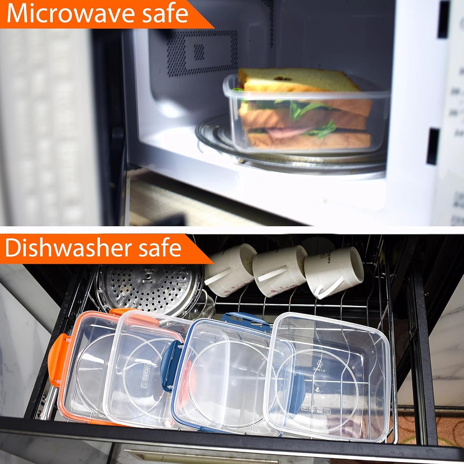 Großhandel Sandwich Behälter 4 Stück - Wiederverwendbare luftdichte & BPA-freie Küchenaufbewahrungsboxen - Mikrowellen- und spülmaschinenfest, 2 erhöhte Lunchboxen und 2 Normgrößen, individuell bedruckbar, Hersteller für Ihre Eigenmarke. Großhandel Sandwich Behälter 4 Stück - Wiederverwendbare luftdichte & BPA-freie Küchenaufbewahrungsboxen - Mikrowellen- und spülmaschinenfest, 2 erhöhte Lunchboxen und 2 Normgrößen, individuell bedruckbar, Hersteller für Ihre Eigenmarke.