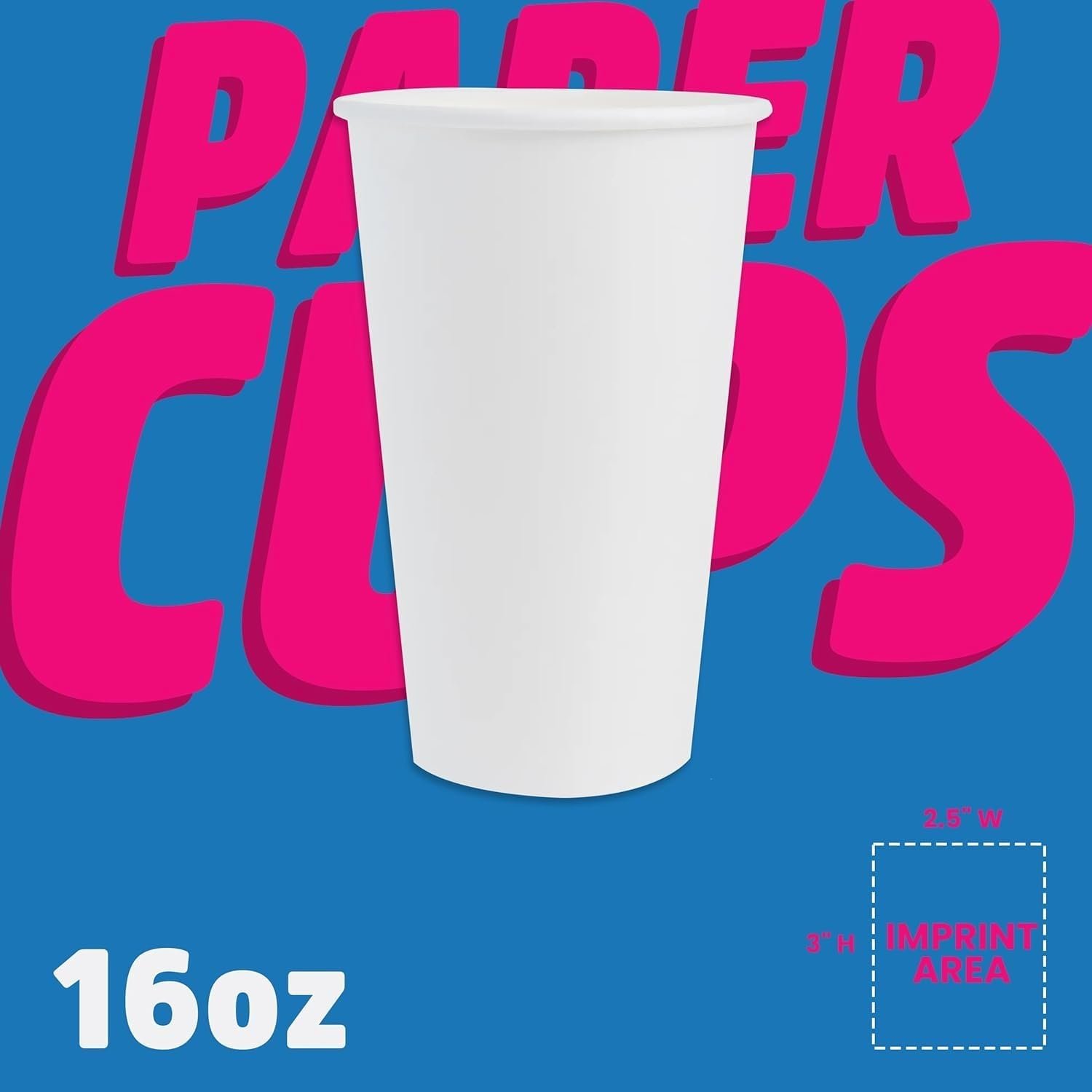 Großhandel Individuelles Logo 16 oz doppelschichtige Pappbecher für heiße und kalte Getränke, OEM Hersteller für Partys und Markenh Promotions (Menge 100)