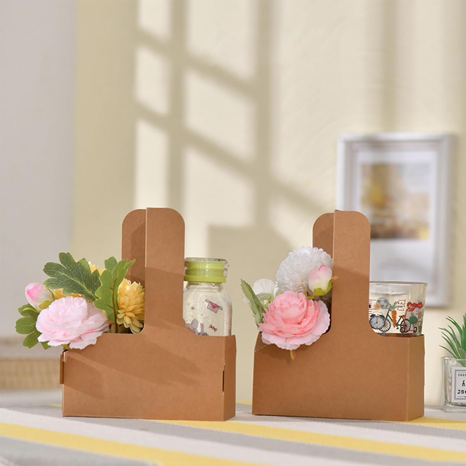 Großhandel 50 Stück 2-Tassen Kraft-Trinkträger mit Griff, OEM für 2- oder 4-Tassen Kraft-Papierträger, individuelles Logo für heiße oder kalte Getränke, Lebensmittel Lieferung, Café Großhandel 50 Stück 2-Tassen Kraft-Trinkträger mit Griff, OEM für 2- oder 4-Tassen Kraft-Papierträger, individuelles Logo für heiße oder kalte Getränke, Lebensmittel Lieferung, Café