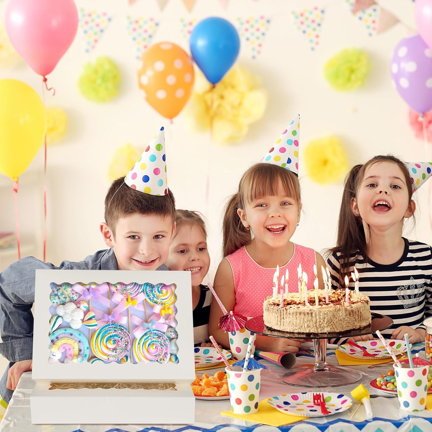 Großhandel 24 Stück Backverpackungen, 14x10x2,5 Zoll Treat-Boxen mit Fenster für Schokoladenüberzogene Erdbeeren, Donuts, Torten, Muffins und Gebäck von einem Hersteller mit individueller Logo-Gestaltung. Großhandel 24 Stück Backverpackungen, 14x10x2,5 Zoll Treat-Boxen mit Fenster für Schokoladenüberzogene Erdbeeren, Donuts, Torten, Muffins und Gebäck von einem Hersteller mit individueller Logo-Gestaltung.