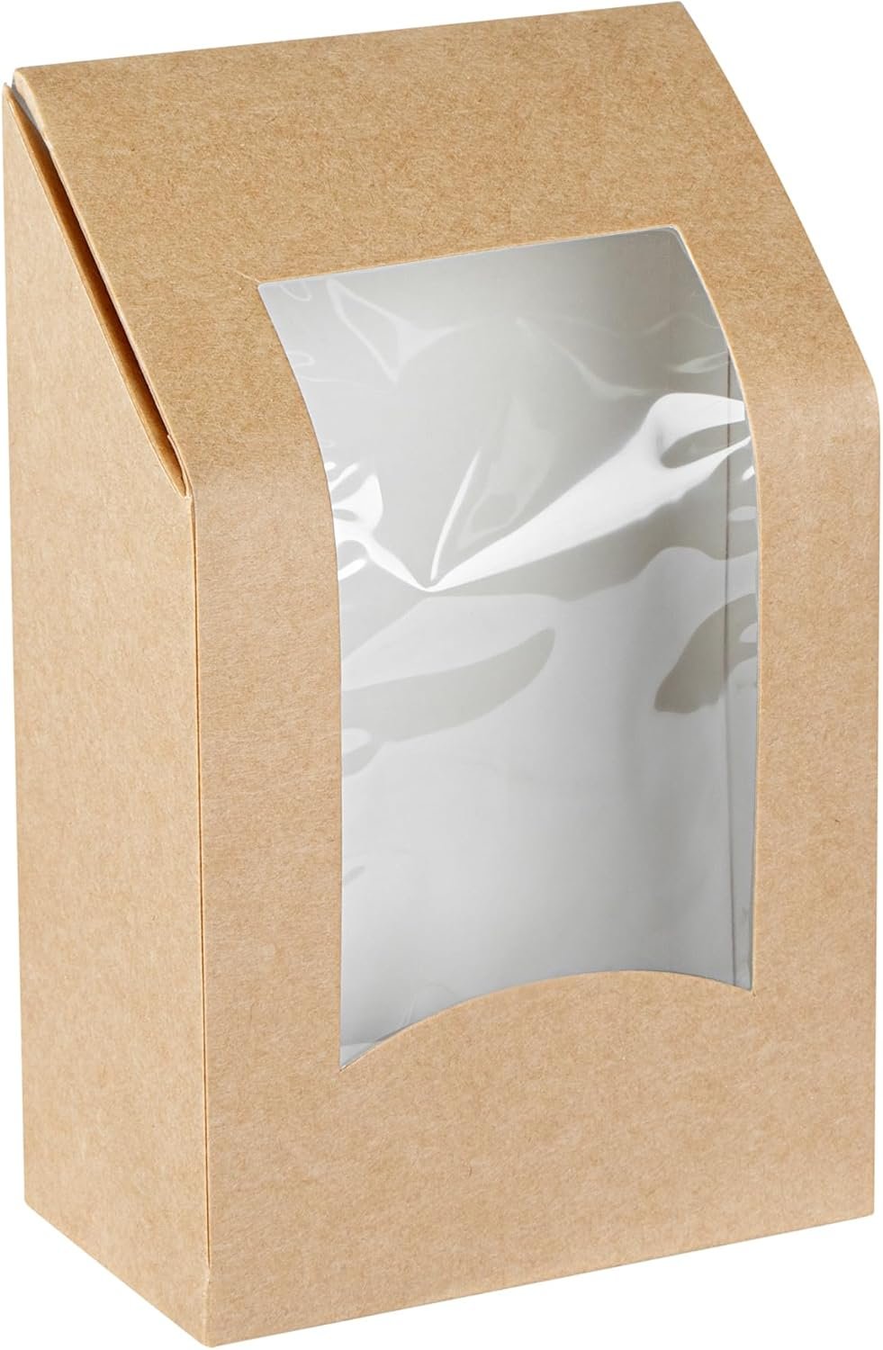 Großhandel 200 Stück 5,9 x 3,7 Zoll Sandwich Wrap Behälter, mit Fenster, wegwerfbare Kraftpapier Sandwich Boxen, OEM, fettbeständige Beschichtung Großhandel 200 Stück 5,9 x 3,7 Zoll Sandwich Wrap Behälter, mit Fenster, wegwerfbare Kraftpapier Sandwich Boxen, OEM, fettbeständige Beschichtung