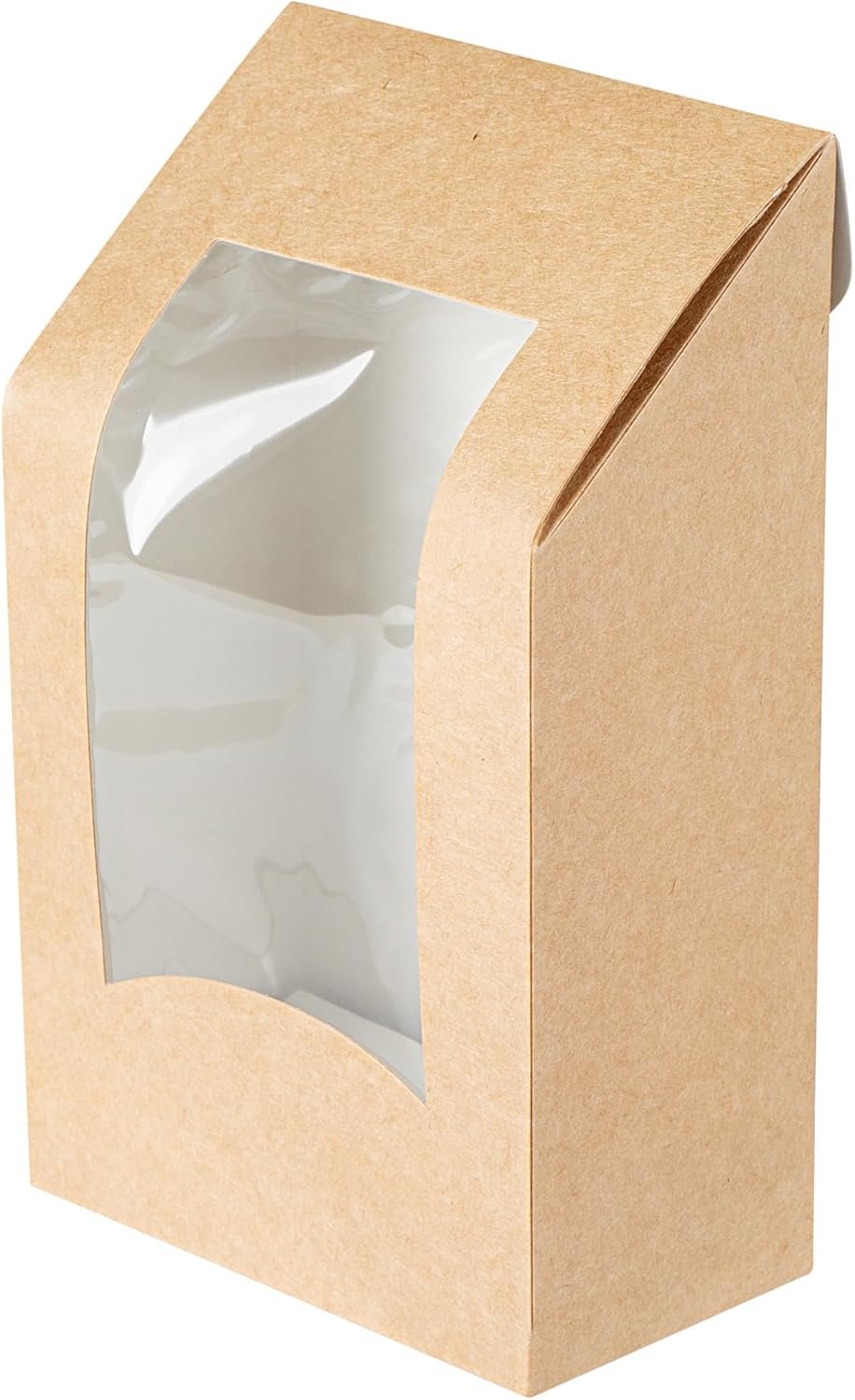Großhandel 200 Stück 5,9 x 3,7 Zoll Sandwich Wrap Behälter, mit Fenster, wegwerfbare Kraftpapier Sandwich Boxen, OEM, fettbeständige Beschichtung Großhandel 200 Stück 5,9 x 3,7 Zoll Sandwich Wrap Behälter, mit Fenster, wegwerfbare Kraftpapier Sandwich Boxen, OEM, fettbeständige Beschichtung