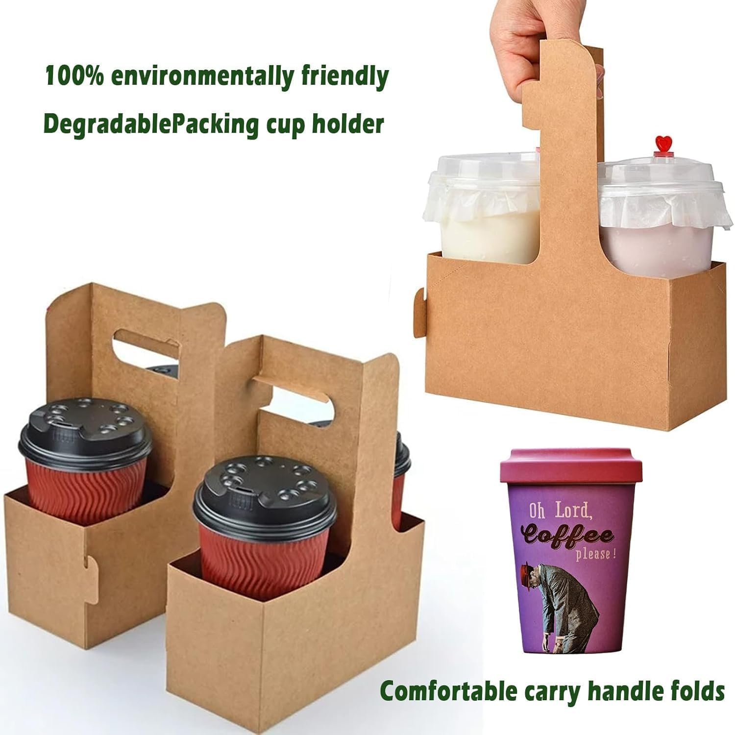 Großhandel 20er Pack Kraft Drink Träger mit Griffen, 2 Becher Einweg-Papierbecherhalter für heiße oder kalte Getränke, OEM für Takeout, Café und Restaurant Lebensmittellieferung, Bulk To-Go Kaffee Papierverpackung. Großhandel 20er Pack Kraft Drink Träger mit Griffen, 2 Becher Einweg-Papierbecherhalter für heiße oder kalte Getränke, OEM für Takeout, Café und Restaurant Lebensmittellieferung, Bulk To-Go Kaffee Papierverpackung.