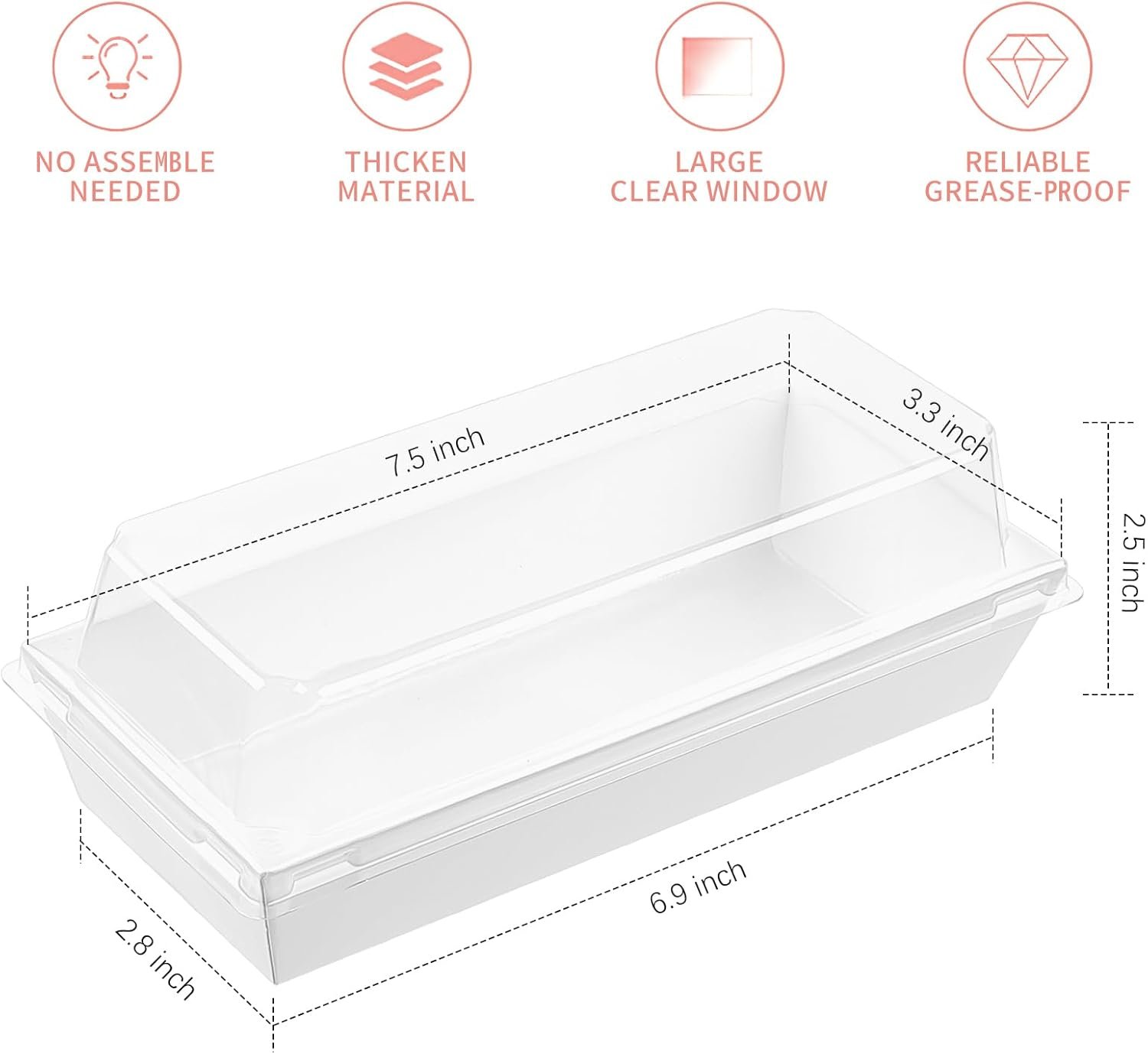 Großhandel 100 Stück weiße Bäckereiboxen, individuell bedruckbare Cookie-Boxen, kleine Treat-Boxen für Gebäck, Sandwiches, Cupcakes, Erdbeeren, Desserts, OEM Lieferant für Bulk-Verpackungen. Großhandel 100 Stück weiße Bäckereiboxen, individuell bedruckbare Cookie-Boxen, kleine Treat-Boxen für Gebäck, Sandwiches, Cupcakes, Erdbeeren, Desserts, OEM Lieferant für Bulk-Verpackungen.