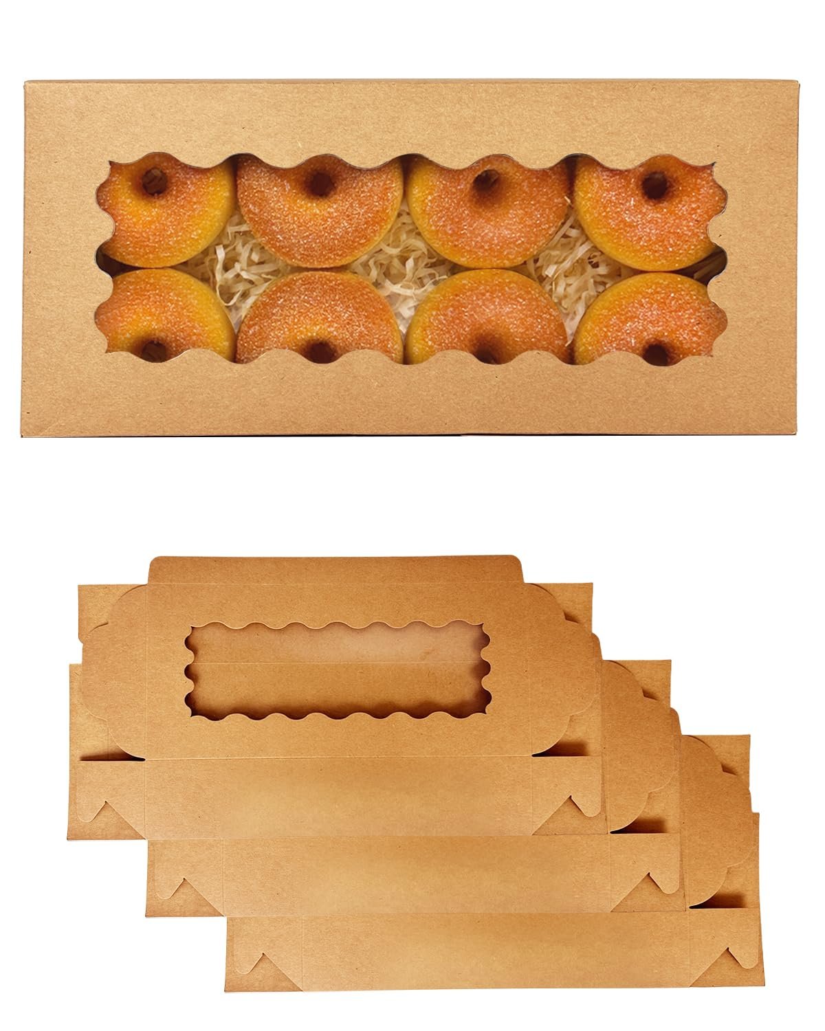 Großhandel 12x5.5x2.5 Zoll braune Keksbox mit Fenster, 15 Stück Pastry Macaron Verpackungsbox für Eigenmarke und OEM Anbieter Großhandel 12x5.5x2.5 Zoll braune Keksbox mit Fenster, 15 Stück Pastry Macaron Verpackungsbox für Eigenmarke und OEM Anbieter