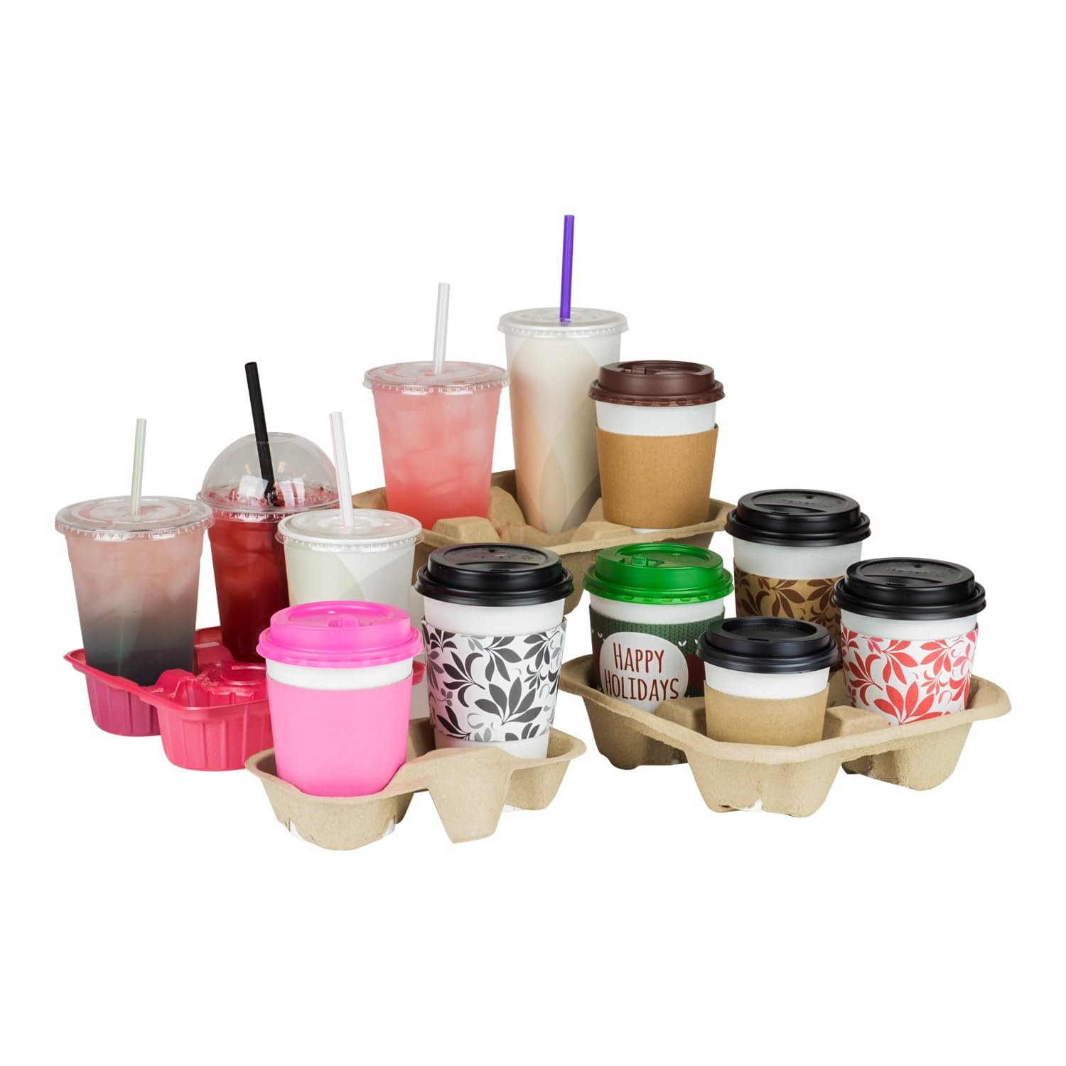 Großhandel 600er Packung tragbarer Getränke-Träger aus geformter Faser für 8-24 oz Becher, geeignet für individuelle Logos, von Hersteller und Lieferant in Bulk. Großhandel 600er Packung tragbarer Getränke-Träger aus geformter Faser für 8-24 oz Becher, geeignet für individuelle Logos, von Hersteller und Lieferant in Bulk.