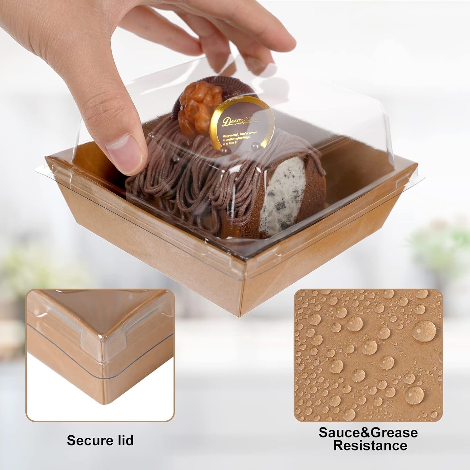 Großhandel 50er Pack Charcuterie-Boxen, 4 Zoll große, braune, ölbeständige Kraftpapier-Nahrungsmittelbehälter für Sandwiches, Kekse, heiße Schokolade, Cupcakes und Erdbeeren, individuell bedruckbar, Hersteller von Verpackungen Großhandel 50er Pack Charcuterie-Boxen, 4 Zoll große, braune, ölbeständige Kraftpapier-Nahrungsmittelbehälter für Sandwiches, Kekse, heiße Schokolade, Cupcakes und Erdbeeren, individuell bedruckbar, Hersteller von Verpackungen