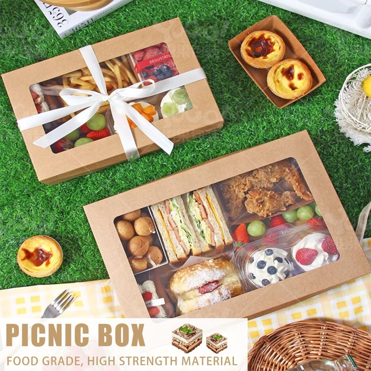 Großhandel 10er Pack Pappkartons mit Fenster, 11,8x7,87x3,15 Zoll große Keksboxen, ideal für eigene Marken, Anbieter von Takeout-Behältern für Kuchen, Muffins und Gebäck. Großhandel 10er Pack Pappkartons mit Fenster, 11,8x7,87x3,15 Zoll große Keksboxen, ideal für eigene Marken, Anbieter von Takeout-Behältern für Kuchen, Muffins und Gebäck.
