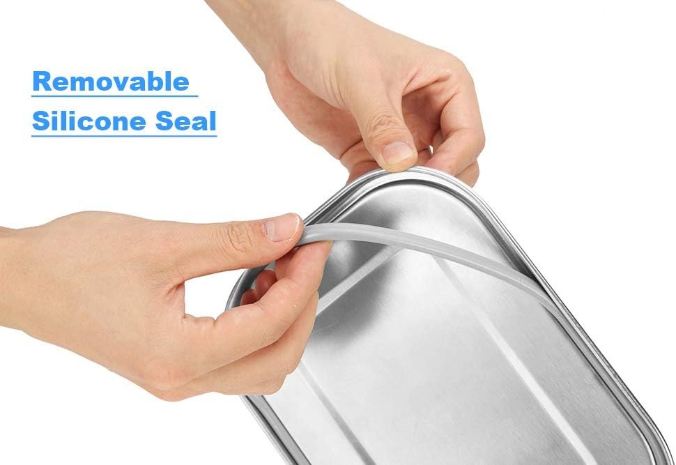 Großhandel Edelstahl Bento Lunchbox 1400 ml - Leckdichte Metall Bento-Box, großer Aufbewahrungsbehälter mit Verriegelungsclips, Snackbehälter, Geschirrspüler geeignet, individuelles Logo, OEM Hersteller.