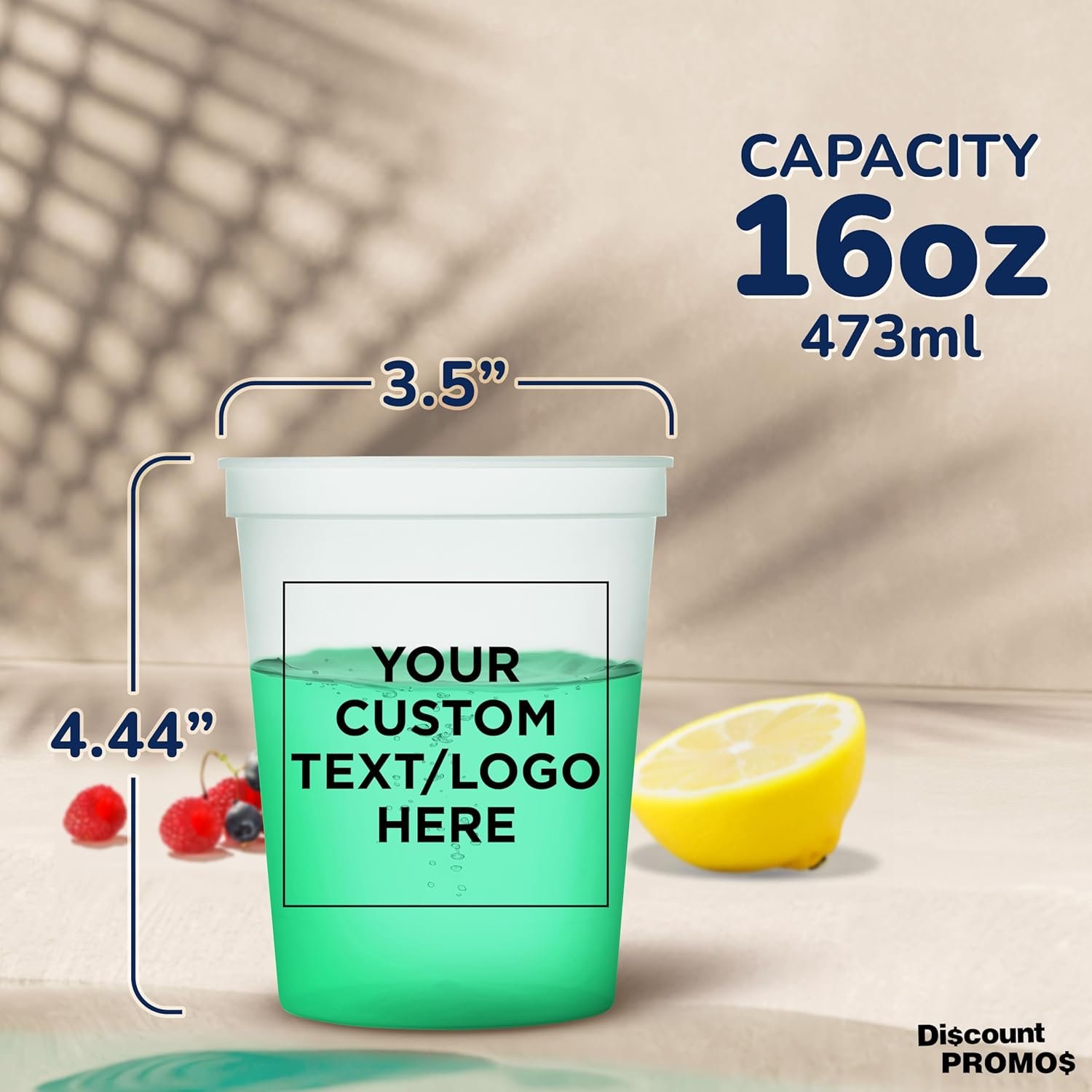 Großhandel 16 oz benutzerdefinierte farbwechselnde Plastikbecher, Set von 10/50/100, perfekt für Geburtstagsfeiern, Hochzeiten, Picknicks, Strände, Partys - OEM, wiederverwendbar, individuelles Logo