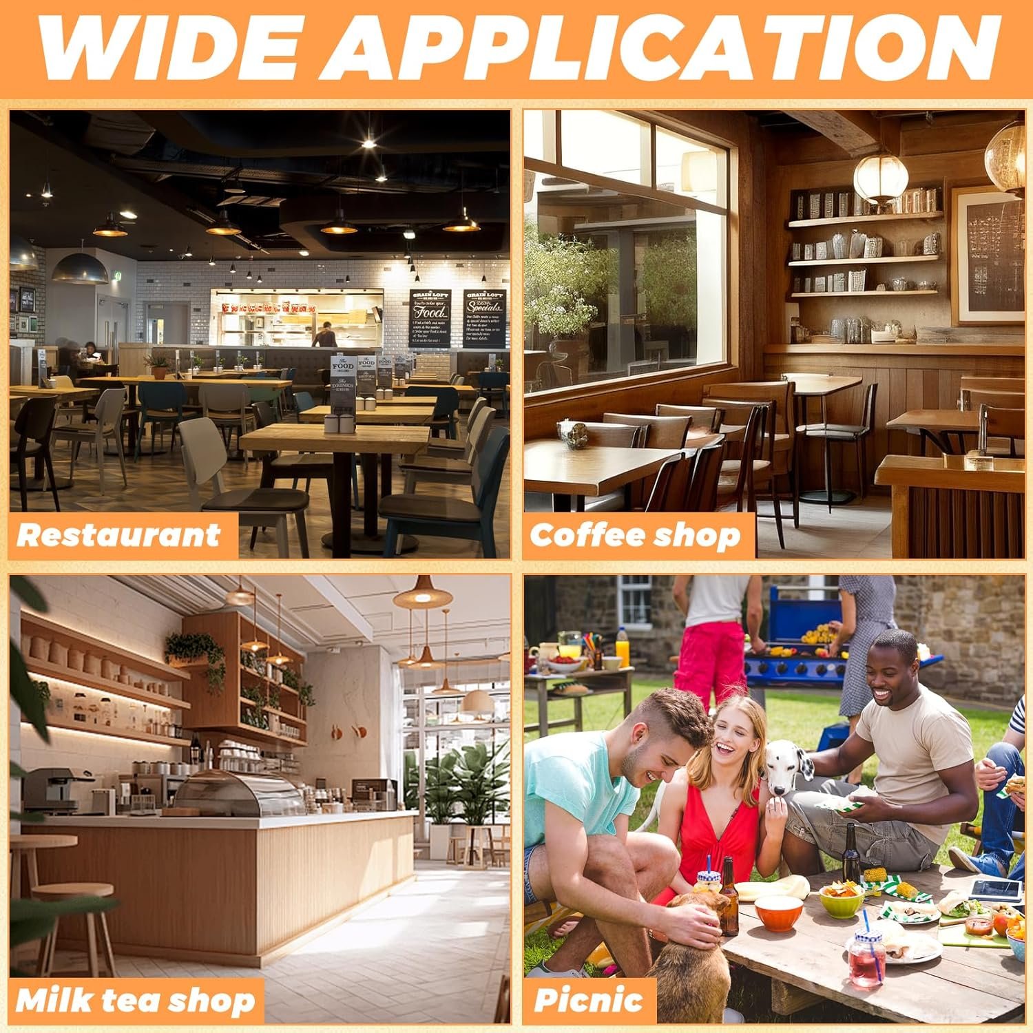 Großhandel 250er Pack 4-Becher Einweg-Träger für Getränke, Kunststoff-Träger für heiße und kalte Getränke, 8-32 oz Kaffeebecher-Halter für Takeaway, Lieferung, Hersteller individuell bedruckt mit eigenem Logo.