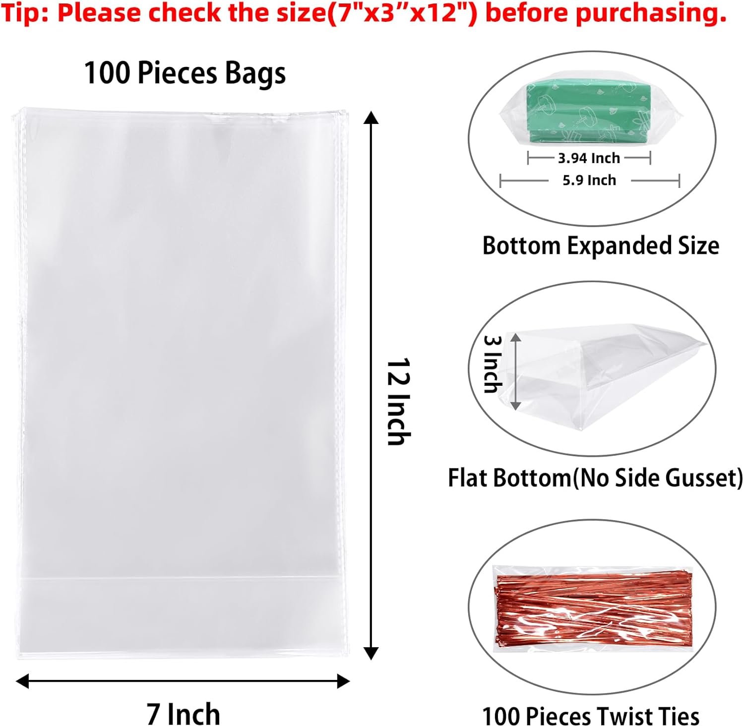 Großhandel 100 Stück flache Zellophanbeutel 7x3x12 Zoll klare Cello Beutel ohne Seitenfalten für Cookies mit individuellem Logo vom Hersteller. Großhandel 100 Stück flache Zellophanbeutel 7x3x12 Zoll klare Cello Beutel ohne Seitenfalten für Cookies mit individuellem Logo vom Hersteller.