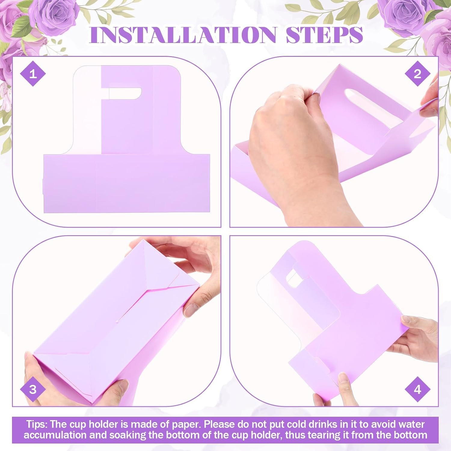 Großhandel 10er Pack 2-Tassen Tragetasche für Getränke mit Griff, Papier-Tragetasche für Kaffee, Hot und Cold Drinks, Take Out Becherträger für die Lebensmittelzustellung mit individuellem Logo. Großhandel 10er Pack 2-Tassen Tragetasche für Getränke mit Griff, Papier-Tragetasche für Kaffee, Hot und Cold Drinks, Take Out Becherträger für die Lebensmittelzustellung mit individuellem Logo.