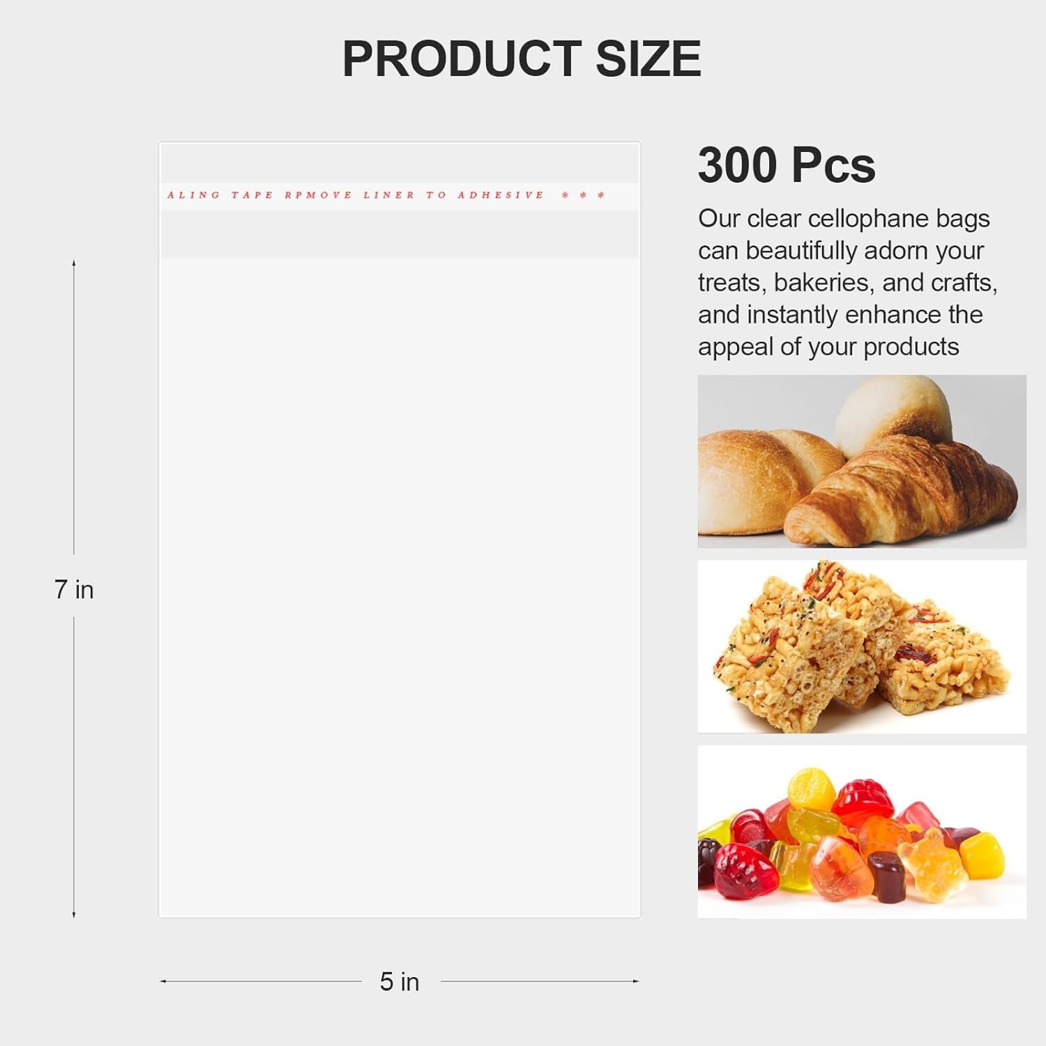 Großhandel 300 Stück elegante 5x7 Zoll Cellophan Taschen, durchsichtige selbstverschließbare Beutel für Cookies, Süßigkeiten, Geschenke und Partygeschenke, OEM, lieferbar in Großmenge. Großhandel 300 Stück elegante 5x7 Zoll Cellophan Taschen, durchsichtige selbstverschließbare Beutel für Cookies, Süßigkeiten, Geschenke und Partygeschenke, OEM, lieferbar in Großmenge.