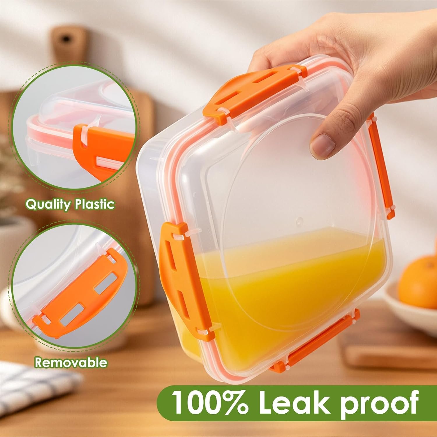Großhandel 6 Stück Sandwichbehälter 17 oz Kunststoff Lunchbox mit Snap-Deckeln, wiederverwendbar, mikrowellen- und spülmaschinengeeignet für Erwachsene, lecksicher für die Nahrungsmittelaufbewahrung bei der Arbeit und auf Reisen, OEM. Großhandel 6 Stück Sandwichbehälter 17 oz Kunststoff Lunchbox mit Snap-Deckeln, wiederverwendbar, mikrowellen- und spülmaschinengeeignet für Erwachsene, lecksicher für die Nahrungsmittelaufbewahrung bei der Arbeit und auf Reisen, OEM.
