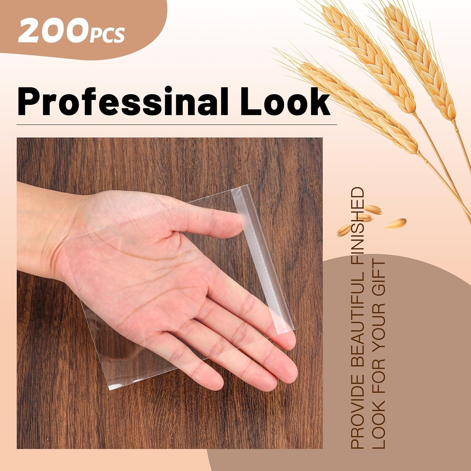 Großhandel klare Cellophanbeutel 200 Stück zur Verpackung von Cookies, Süßigkeiten und Geschenken (4x4 Zoll) mit individuellem Logo vom Hersteller, ideal für Eigenmarken und Bulk-Bestellungen. Großhandel klare Cellophanbeutel 200 Stück zur Verpackung von Cookies, Süßigkeiten und Geschenken (4x4 Zoll) mit individuellem Logo vom Hersteller, ideal für Eigenmarken und Bulk-Bestellungen.