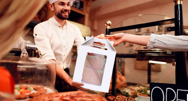 Großhandel Tier Kuchenboxen 12x12x14 IN, 6 Pack mit Cake Boards, OEM Einweg Kuchen-Träger mit 4 Fenstern für Hochzeit, Geburtstag, Party, Hersteller von Backzubehör.