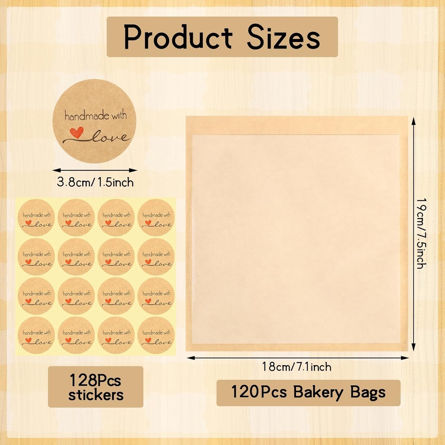 Großhandel 120 Pack Cookie Bags, 7.1x7.5 Zoll Selbstklebende Papierbackbeutel mit Fenster, Hersteller von hitzebeständigen und fettresistenten To-Go-Hüllen für Leckereien, Eigenmarke für Donuts Scones Brownies Osterfeiern Großhandel 120 Pack Cookie Bags, 7.1x7.5 Zoll Selbstklebende Papierbackbeutel mit Fenster, Hersteller von hitzebeständigen und fettresistenten To-Go-Hüllen für Leckereien, Eigenmarke für Donuts Scones Brownies Osterfeiern