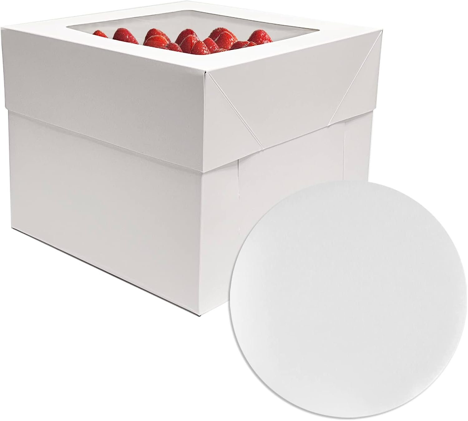 Großhandel Cake Boxes 3 Sets 10x10x8 Zoll mit Boards, Hersteller von erstklassigen Backwarenverpackungen, individuelles Logo willkommen