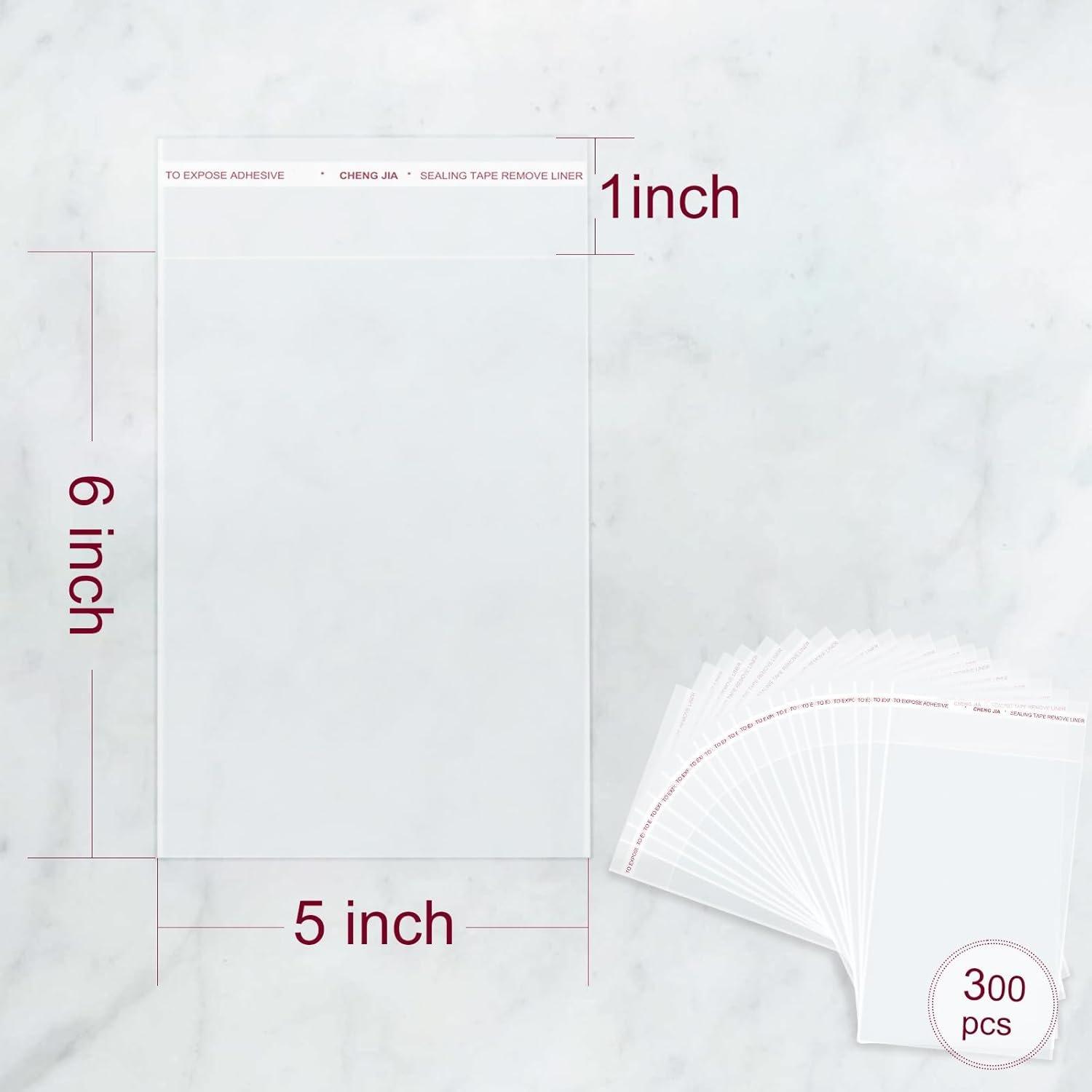 Großhandel 300 Stück transparente selbstverschließende Zellophantüten für Kekse, Süßigkeiten und Brot (5x6 Zoll) - individuelle Logo, Hersteller, Bulk Großhandel 300 Stück transparente selbstverschließende Zellophantüten für Kekse, Süßigkeiten und Brot (5x6 Zoll) - individuelle Logo, Hersteller, Bulk