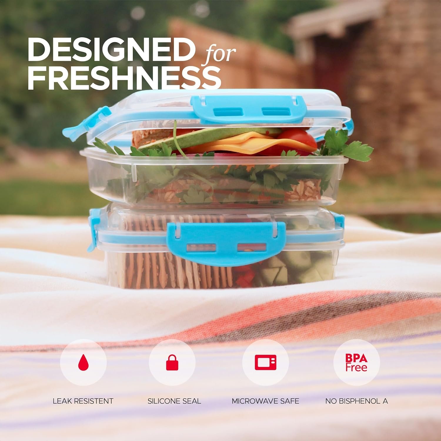 Großhandel Sandwichboxen für Lunchboxen | Reusable Sandwich Container 3er Pack | BPA-frei und individuelles Logo Großhandel Sandwichboxen für Lunchboxen | Reusable Sandwich Container 3er Pack | BPA-frei und individuelles Logo