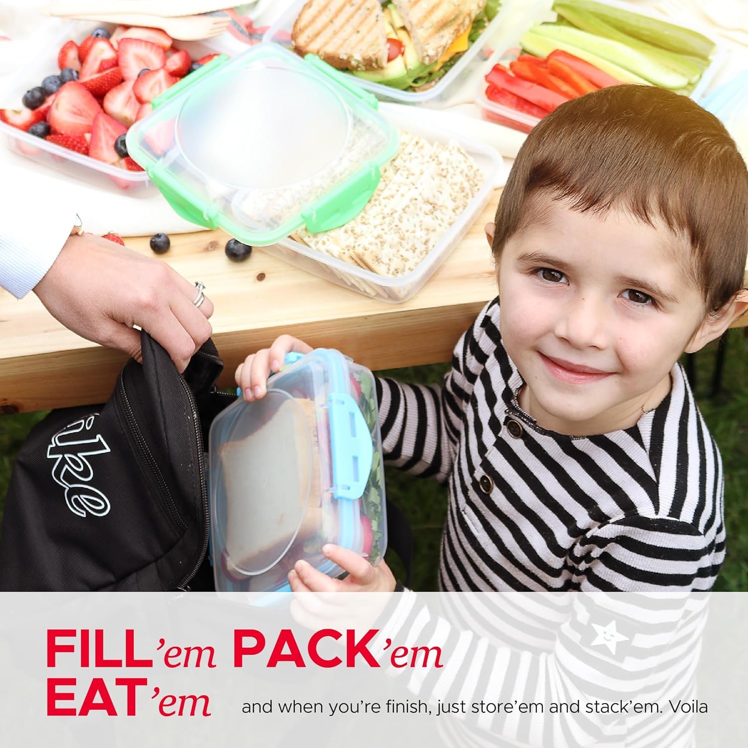 Großhandel Sandwichboxen für Lunchboxen | Reusable Sandwich Container 3er Pack | BPA-frei und individuelles Logo Großhandel Sandwichboxen für Lunchboxen | Reusable Sandwich Container 3er Pack | BPA-frei und individuelles Logo