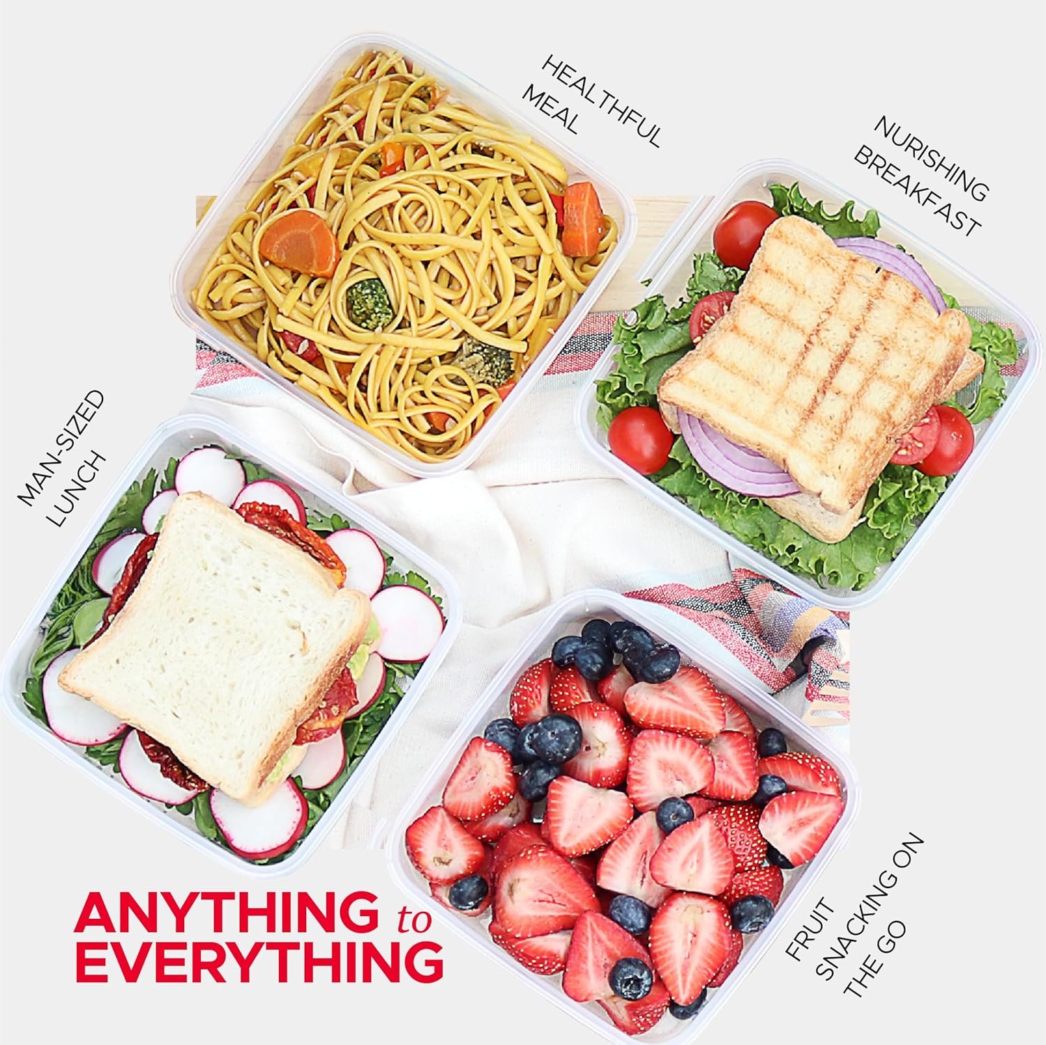 Großhandel Sandwichboxen für Lunchboxen | Reusable Sandwich Container 3er Pack | BPA-frei und individuelles Logo Großhandel Sandwichboxen für Lunchboxen | Reusable Sandwich Container 3er Pack | BPA-frei und individuelles Logo