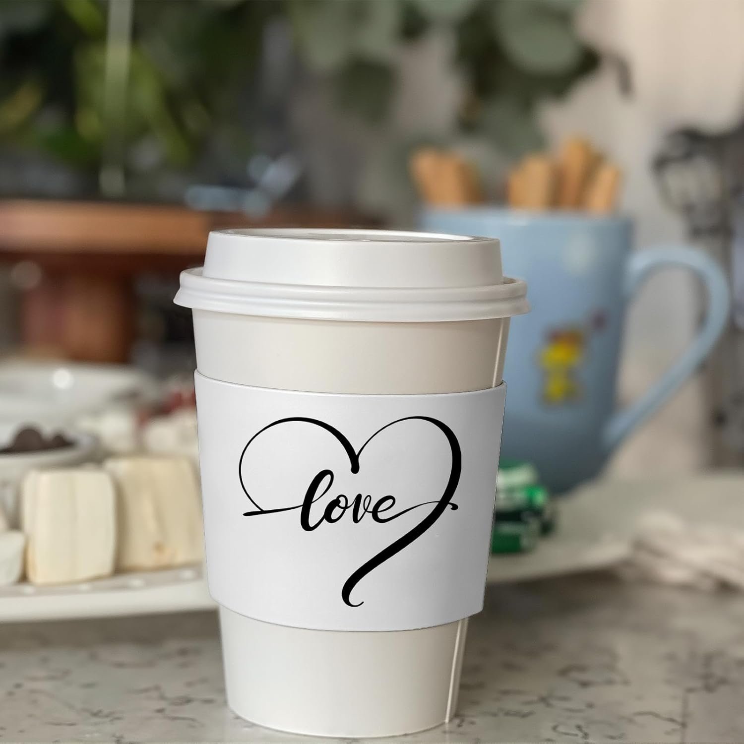 Großhandel 10-1000PCS individuelle Papierkaffebecherhülsen für maßgeschneiderte Designs, OEM-Services für Veranstaltungen, Geschenke und Hochzeiten.