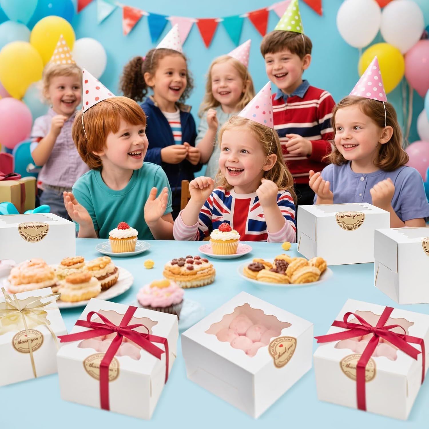 Großhandel 30 Stück weiße Keksboxen mit Fenster, 4x4x2,5 Zoll kleine Bäckereiboxen mit Aufklebern für Mini-Kuchen, Macarons, Cupcakes, Süßigkeiten, Donuts, Keks, Erdbeeren, Schokolade, individuell bedruckt, der Hersteller liefert Großhandel 30 Stück weiße Keksboxen mit Fenster, 4x4x2,5 Zoll kleine Bäckereiboxen mit Aufklebern für Mini-Kuchen, Macarons, Cupcakes, Süßigkeiten, Donuts, Keks, Erdbeeren, Schokolade, individuell bedruckt, der Hersteller liefert