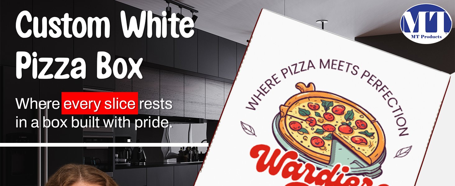 Individuelles Logo auf maßgeschneiderten Pizza-Boxen 8